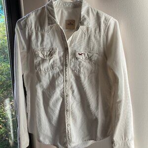 Hollister Corduroy Button Down Shirt